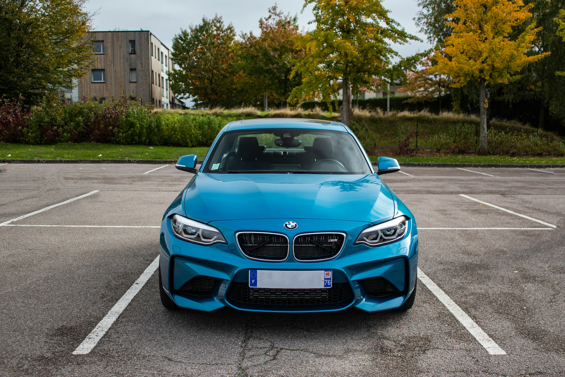 Blue car